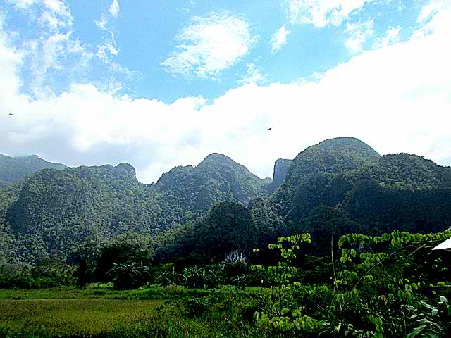 The Karst Saint Paul Mountain Range Frames the Palawan Underground River